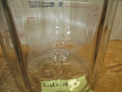 HOOSIER CABINET ORIGINAL COLONIAL EMBOSSED COFFEE SPICE JAR LISTING # 71