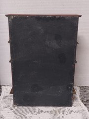 Vintage Salesman’s Sample Wood Hutch Buffet / Doll Sized 15″ Country Folk Art
