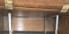 Antique Yawman & Erbe Wood File Box 20″ x 13″ x 11″