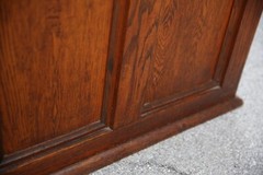 Vintage Antique Slot Machine Stand Wood Counter table Kitchen Island bar Podium