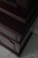 65746: STICKLEY Chippendale Style 4 Door Mahogany Breakfront