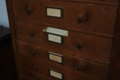 Vintage 92-Drawer 1930’s Oak Cabinet
