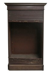 1890s Renaissance Revival Metal Cabinet with Egg & Dart Detail