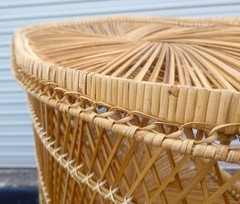 Vintage Rare Unique Custom Sunburst Bohemian Wicker Bar Philippines