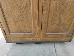 Antique Oak Post Office Cabinet,