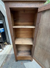 Antique Mission Oak Cabinet / Pantry Cupboard – 72” Tall W/key