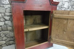 Antique Wooden Wall Cabinet Hanging Cabinet Bathroom Cabinet 1860