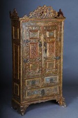 Antique Persian Wedding Cabinet/Cupboard 18th/19th Century O-254