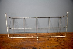 Vintage Sellers Hoosier Cabinet Cookbook Holder Metal Wire Spice Rack Antique b
