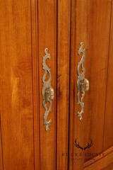 Ethan Allen French Country Style ‘Legacy’ Maple Bowfront Server