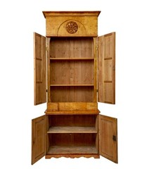 IMPRESSIVE 19TH CENTURY SWEDISH BIRCH ARCHITECTURAL CABINET
