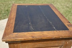 Antique Apothecary Cabinet Slot Machine Stand Wood Drawer Tiger Oak counter VTG
