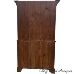 antique diminutive chippendale dutch cupboard step back cabinet farm house