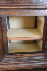17th Century Italian Solid Walnut Antique Cupboard or Cabinet