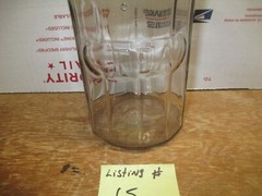 HOOSIER CABINET ORIGINAL TEA SPICE JAR GLASS LOT # 65