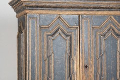 18th Century Black Baroque Swedish Cabinet