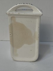 Dutch Delft Foelie Spice Cabinet Labeled Drawer Antique Replacement Art Deco