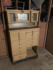 vintage dental cabinetry