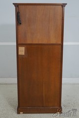 L67348: GRANGE French Empire Style Cherry Jewelry Display Cabinet