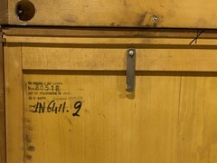 Vintage Georgian Style Cherry Wood China Cabinet