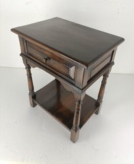 Antique Desk Cabineet Hallway Furniture, Side Table two Tier Barn style Gorgeous