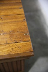 Antique Store Counter Wood Bar Kitchen Island 14ft countertop table Vintage