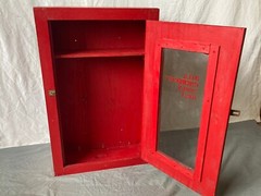 VTG Wood Wall Mounted Mill Emergency Tool Medicine Cabinet Old Cupboard 719-25B