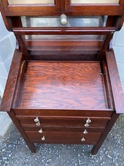 VICTORIAN OAK DENTAL/MEDICAL CABINET