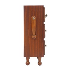 Vintage Storage Cabinet, 3-tier Storage Cabinet, Storage Box With Drawers Brown