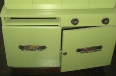 VINTAGE CABINET cocktail FERGUSON CUPBOARD WOOD 1950’s