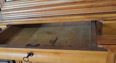 Antique French Louis Philippe style 2 Body Buffet /housekeeper’s cabinet, 2 pc.