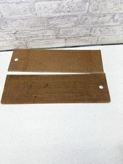 Pair Vintage Hoosier Cabinet Door Art Insert Panels Dutch Kitchen Scene
