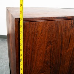 Mid Century Modern Compact Credenza Cabinet Refrigerator Storage Silkeborg Lock
