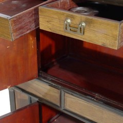 Antique Furniture Classics LTD Chinese Mahogany & Yew Credenza C1920