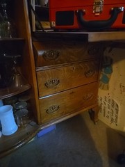 Antique Secretary Side By Side Desk