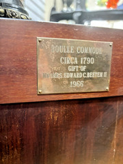 1790 Boulle Commode Cabinet Contra Parti Very Good Condition