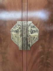 French Art Deco cabinet console table, circa 1925, designed by Clement Goyeneche