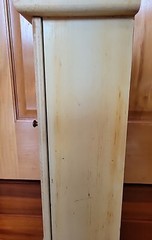 Ole Plantation Handpainted Cabinet Jean Oates Vtg Cupboard Farmhouse Country