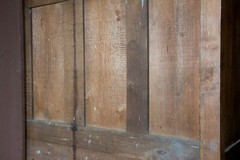 Provenzal style cupboard or wardrobe. Walnut wood and root,18thc. Lacks moulding