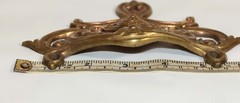 AMAZING PAIR 19thC EMPIRE ADAMS STYLE BRONZE BRASS CHEST of DRAWER HANDLES