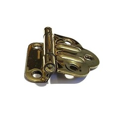Brass McDougall Style CABINET HINGE with 3/8″ Offset Hoosier Sellers