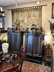 18TH CENTURY PAIR VENETIAN POLYCHROME CABINETS