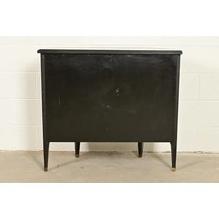 Imperial Furniture Grand Rapids French Regency Chinoiserie Demilune Cabinet