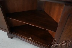 66203: HENKEL HARRIS Virginia Galleries Mahogany Corner Cabinet