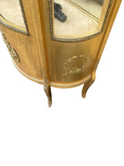 62863 Gold Decorator Bow Glass Curio China Cabinet
