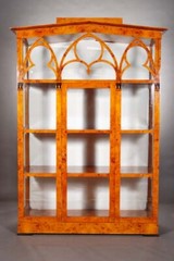 Elegant Viennese Vitrine in Biedermeier Style