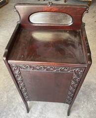 19th Century Mahogany Sheet Music Or Drawings Cabinet.