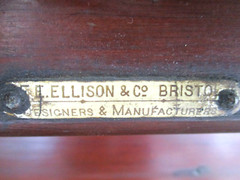 Antique English Jacob & Co’s Biscuits Four Shelf Shop Display Cabinet Bristol
