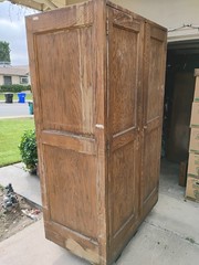 Antique Oak Post Office Cabinet,