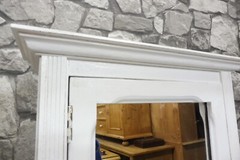 Antique Wooden French Bathroom Cabinet Wall Cabinet Shabby Chic White